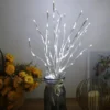 1 PC White Birch Branch Lights Battery Operated 20 LED Fairy Lights Willow Branches for Home Bedroom Inside Outdoor Decoration 2