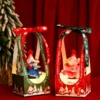 Crochet Christmas Tree Potted Plant Finished Hand Woven Desktop Ornaments 5