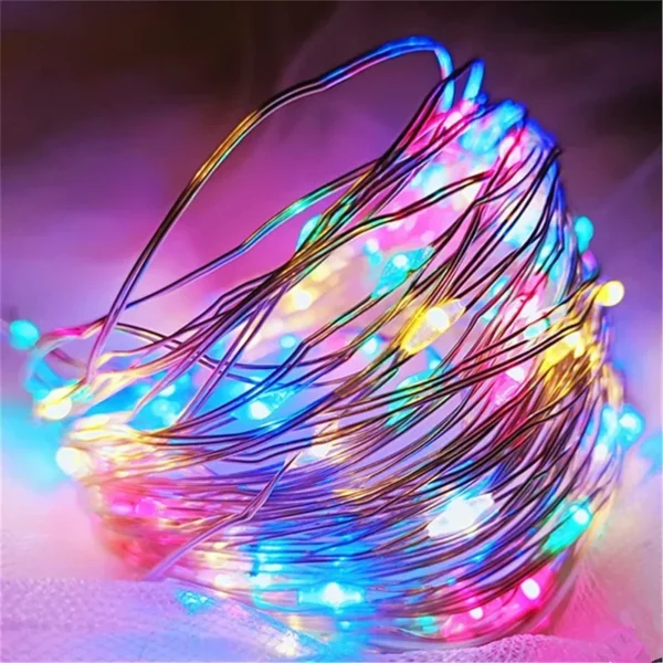 20m USB LED String Lights Fairy String Lights Warm White 6