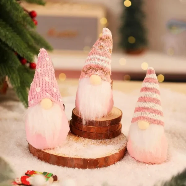 Christmas Hanging Decorations, Swedish Handmade Plush Tree Ornaments 5