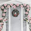 5pcs 14.5cm Glitter Artifical Christmas Flowers Mreey Christmas Tree Decoration Happy New Year Ornaments Xmas Fake Flowers natal 3