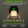 Solar-Powered Waterproof Outdoor Wall Light with Motion Sensor 3