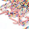 10/30/50Pcs Mini Candy Cane Christmas Decoration Red White Resin Candy 6