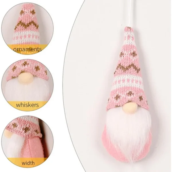 Christmas Hanging Decorations, Swedish Handmade Plush Tree Ornaments 6