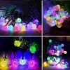 Solar String Lights Outdoor Crystal Fairy Light 4