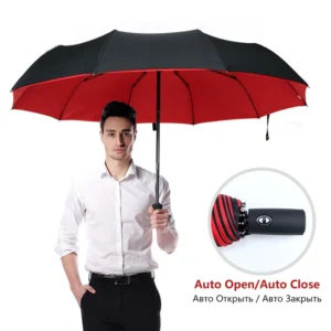 Windproof Double Layer Fully Automatic Resistant Umbrella 1
