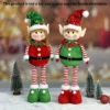 Classic Stretchable Elf Figurine, Festive Polyester Wall Hanging 5