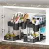 2 Tier Under Sink Organizer Sliding Cabinet Basket 3