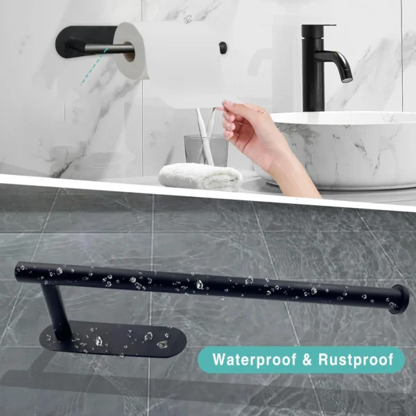 Kitchen Paper Towel Holder Adhesive Tissue Hanger 6