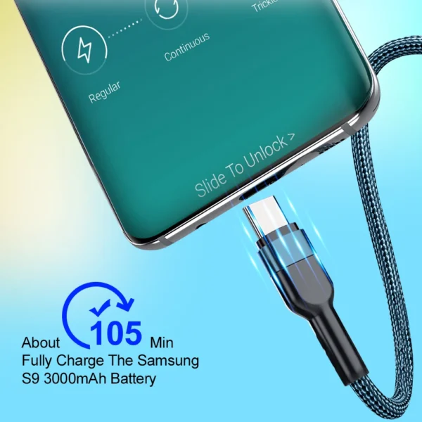 Vumpach usb type c cable Fast Charging Data Cord Charger cable c For iphone 15 Samsung s21 A51 xiaomi mi 10 redmi huawei Cable 5