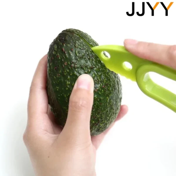 JJYY 3 In 1 Avocado Slicer Fruit Peeler Cutter 2