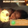 Cute Capybara Night Light Silicone USB Rechargeable 3