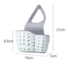 Sink Holder Hanging Drain Basket Adjustable Soap Sponge Shelf Organizer 6