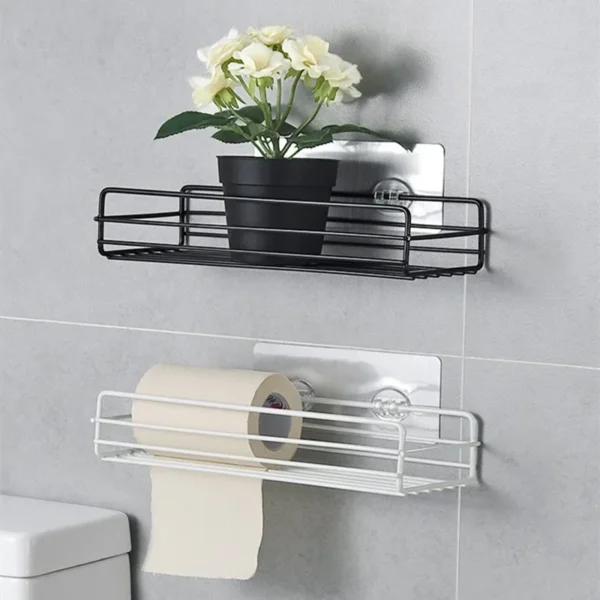 Floating Wall Shelf Metal Organizer Cart 3