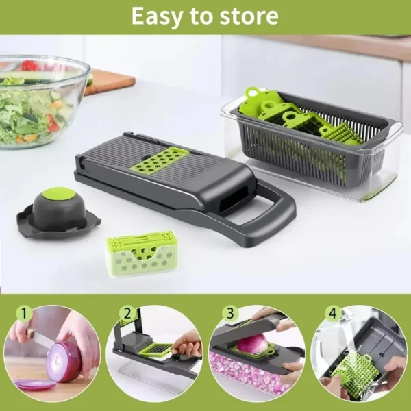 Multifunctional Vegetable Chopper Slicer 3