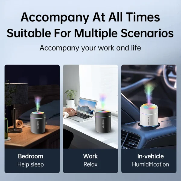 180ML Mini Air Humidifier USB Electric Aroma Diffuser 5