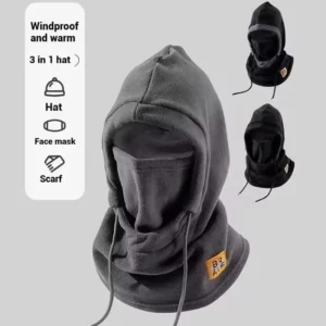 Winter Warm Hat with Mask and Neck Warmer 3-in-1 1