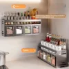 Kitchen Spice Shelf Wall-mounted Storage Rack 2