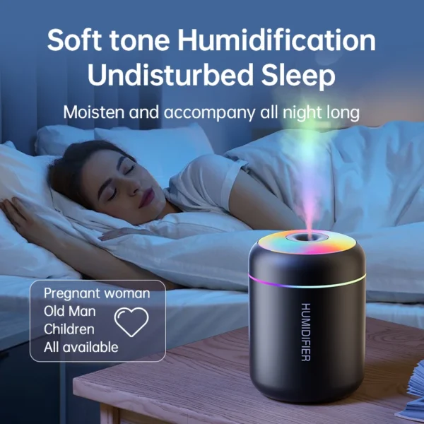 180ML Mini Air Humidifier USB Electric Aroma Diffuser 3