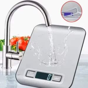 Digital Kitchen Scale LED Display 5kg/1g Stainless Steel 1