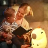 Cute Capybara Night Light Silicone USB Rechargeable 6