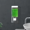 Non Perforated Manual Press Soap Dispenser Wall Mounted 3