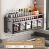 Kitchen Spice Shelf Wall-mounted Storage Rack 1