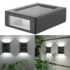 Solar Up and Down Spot Lights Outdoor, Street Wall Light Lamp Solar Powered Sunlight Waterproof Solar Lamp Garden Decorative 5