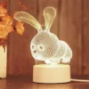 Unicorn Night Light Creative Acrylic LED Table Lamp 5