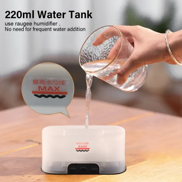 Aroma Humidifier Flame Essential Oils Diffuser Air Humidifier 5