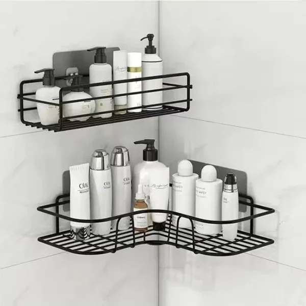 Floating Wall Shelf Metal Organizer Cart 1