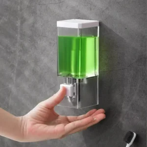 Non Perforated Manual Press Soap Dispenser Wall Mounted 1