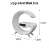 Multifunction Wireless Charger Stand Pad RGB Light Alarm Clock Speaker 6
