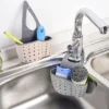 Sink Holder Hanging Drain Basket Adjustable Soap Sponge Shelf Organizer 5