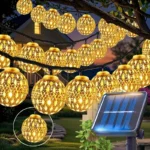 Outdoor Solar Moroccan Ball String Light-50/30/20 LED 1