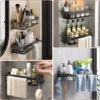 Wall mounted shower shampoo rack 4