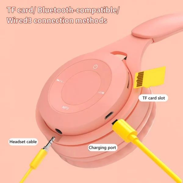 Y08 Wireless Bluetooth Headphone Stereo Headset with Mic 3