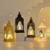 Ramadan Decoration LED Lantern Light Eid Mubarak Star Moon Castle Lights 1