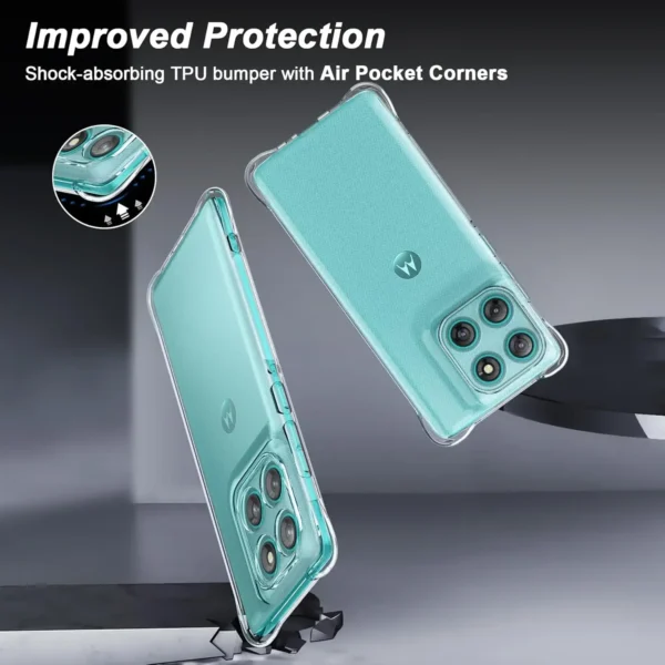 For Motorola Edge 60 Fusion Reinforced Corners Camera Protection Back Phone Case Cover for Motolora Moto Edge 60 Stylus 6