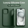 Luxury Liquid Silicone Phone Case for iPhone 1