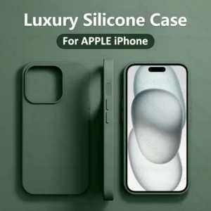 Luxury Liquid Silicone Phone Case for iPhone 1
