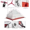 BISINNA Ultralight Camping Tent Backpack Tent 20D Nylon Waterproof Outdoor Hiking Travel Tent Cycling Tent 1-2 Person 3