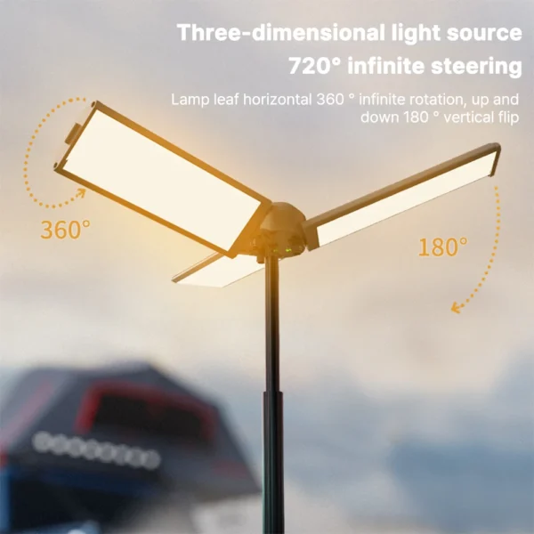 Rechargeable Outdoor Portable Hiking Camping Fishing Flashlight 2