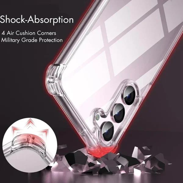 Hybrid Shockproof Ultra Clear Hard Case For Samsung 3
