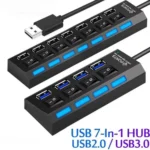 Switch Extension 4 or 7-port USB2.0 Hub 1
