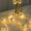 1 pack of LED mirror ball string lights 4