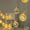 1 pack of LED mirror ball string lights 6