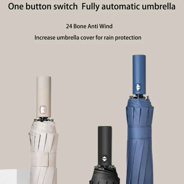 Reinforced 24-Bone Umbrella, Strong, Durable Wind-resistant 3