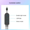 Music Light Bar RGBIC Desktop Strip Light APP Control USB 5