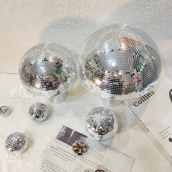 Mushroom Disco Ball For Home Decor Party 4